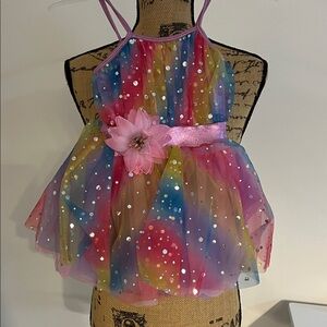 Rainbow Sparkle Kids Costume Dress